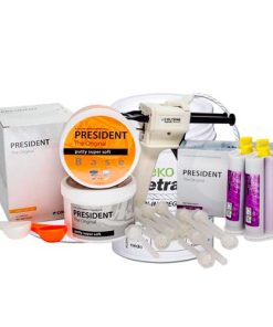 Promo Kit PRESIDENT (Silicona por Adición): Pesada (Tarros 600 ml) + Liviana (Cartucho 50 ml)