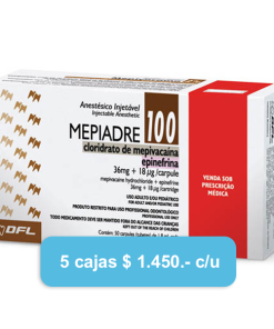 Anestesia Mepiadre 2% – Caja x 50 Tubos