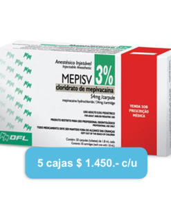 Anestesia Mepisv 3% – Caja x 50 Tubos