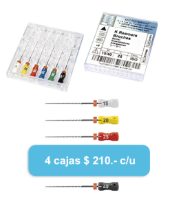 Limas K-Reamers Caja x 6 - MicroMega - Coltene